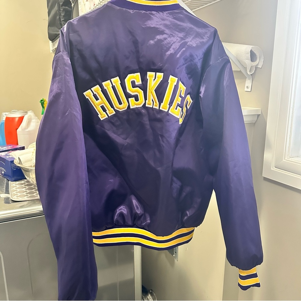Vintage Huskies Purple Jacket, Swingster Made in USA.